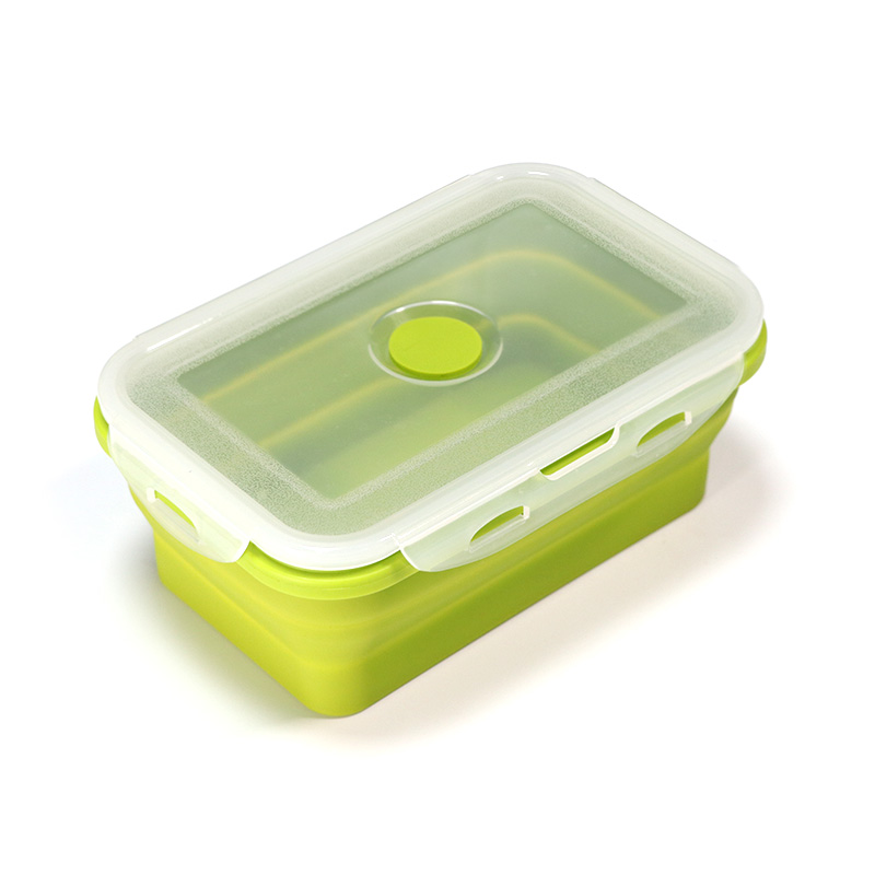 Dropship Lunch Box Bento Box Collapsible Silicone Lunchbox With