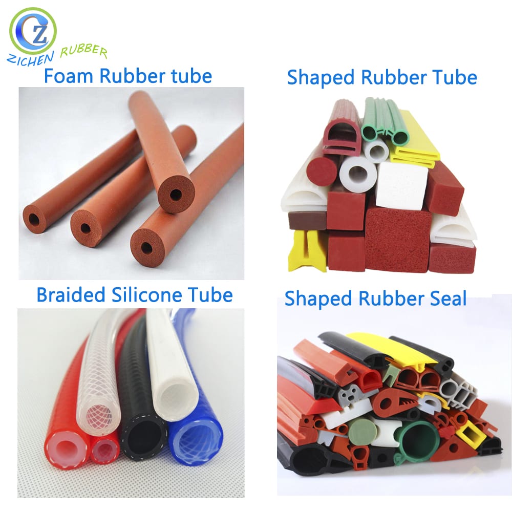 Shaped rubber seal tube