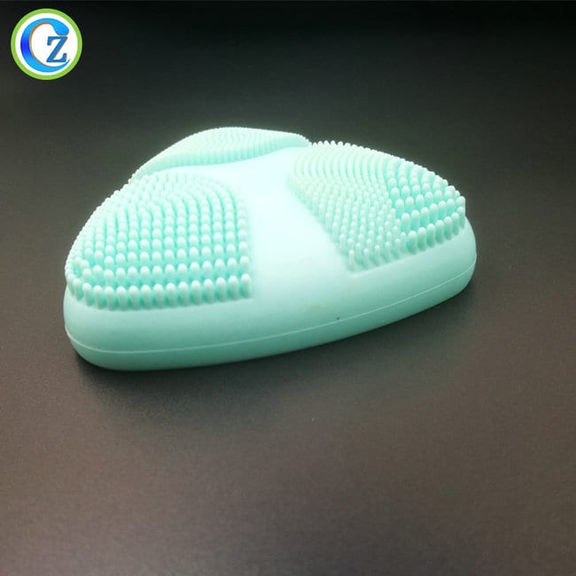 OEM Manufacturer Color Change Silicone Wristband - Portable FDA Silicone Facial Brush New Arrival Facial Instrument Silicone Cleansing Brush – Zichen