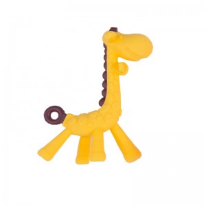 Supply OEM/ODM China Newborn Infant Grab Shaker and Spin Teether Rattle Baby Whole Gum Fruit Vegetable Ring Pacifier Silicone Fruit Feeder Baby Toy Rattle Silicone Teether