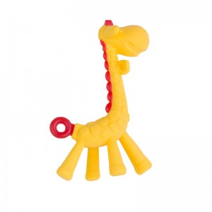 Baby Teething Toys for Newborn Freezer Safe BPA Free Infant and Toddler Silicone Banana Toothbrushes Fruit Giraffe Teethers Soothe Babies Gums Pacifier