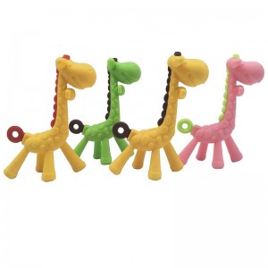 Baby Teething Toys for Newborn Freezer Safe BPA Free Infant and Toddler Silicone Banana Toothbrushes Fruit Giraffe Teethers Soothe Babies Gums Pacifier