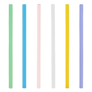 The silicone straw can be disassembled, folded, and easy to receive travel straw